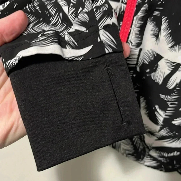 Fabletics Diana Bomber Athletic Jacket Malibu Print Hot Coral - Picture 7 of 13